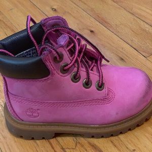 Timberland toddlers pink